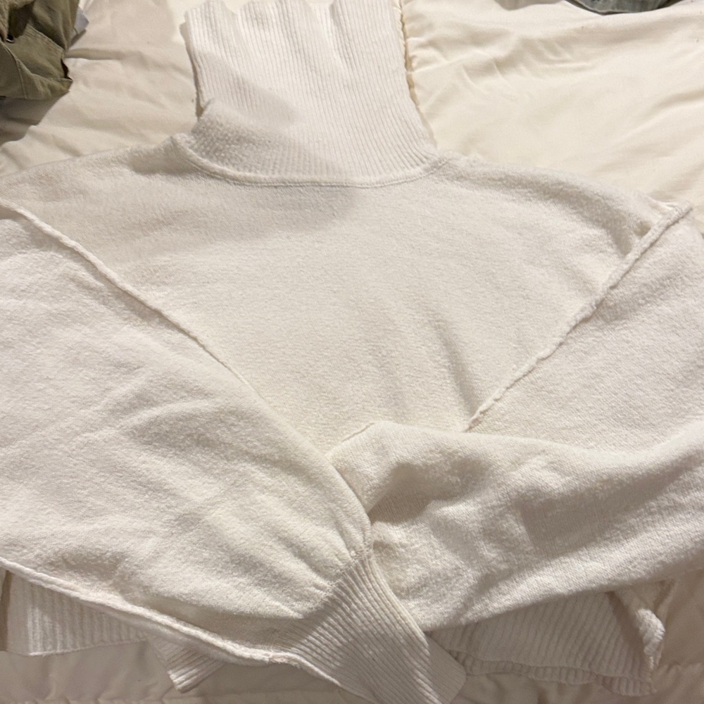 Urban Outfitters Cream Knit Turtleneck